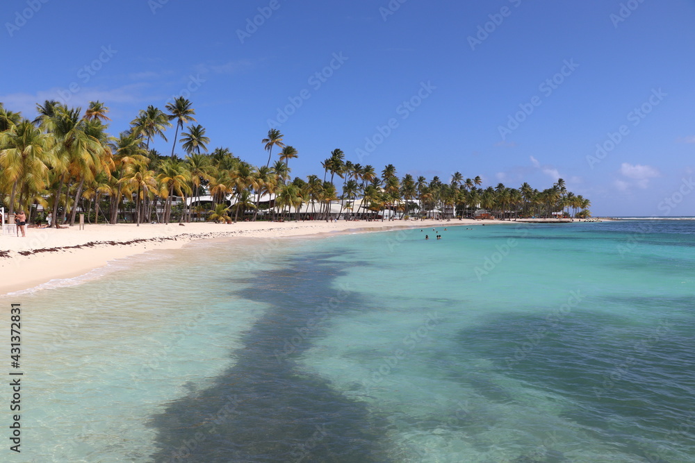 Plage de la Caravelle Sainte Anne Guadeloupe Caraïbes Antilles Françaises