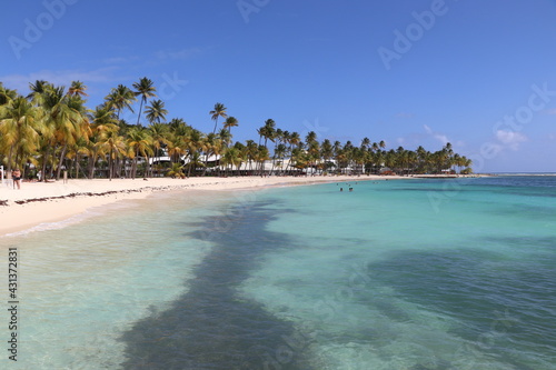 Plage de la Caravelle Sainte Anne Guadeloupe Caraïbes Antilles Françaises