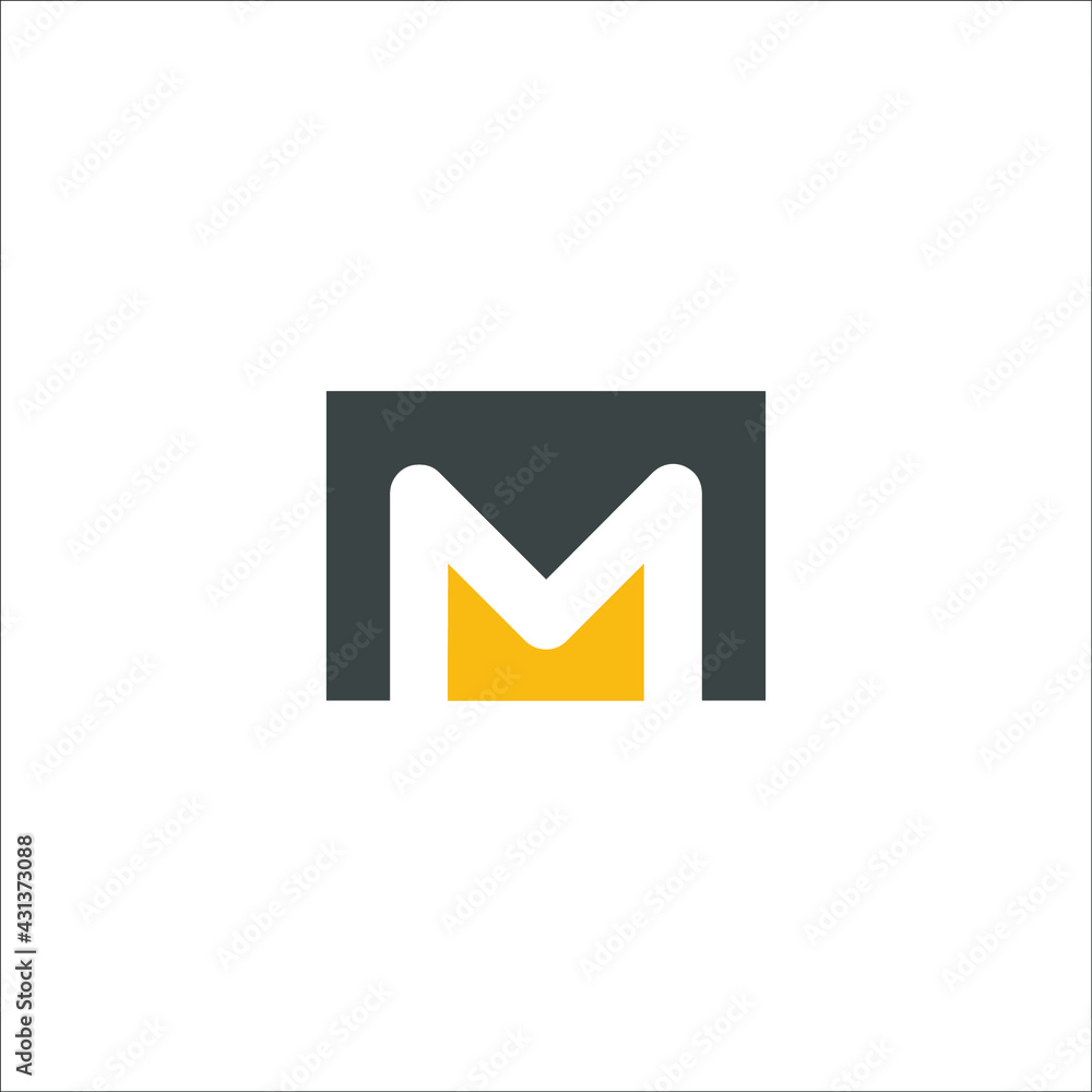 m logo design vector sign m logo design vector sign