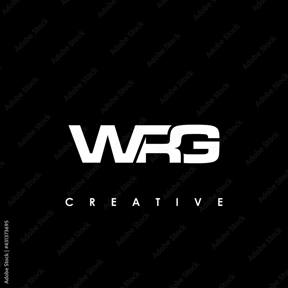 WRG Letter Initial Logo Design Template Vector Illustration