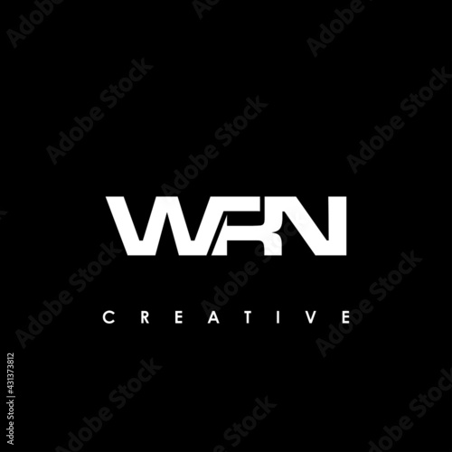WRN Letter Initial Logo Design Template Vector Illustration