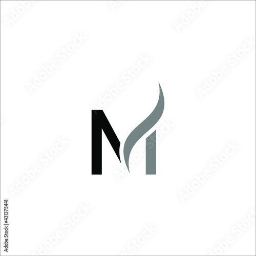 m logo design vector