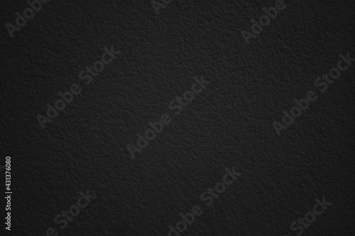 Black concrete wall texture with empty copy space
