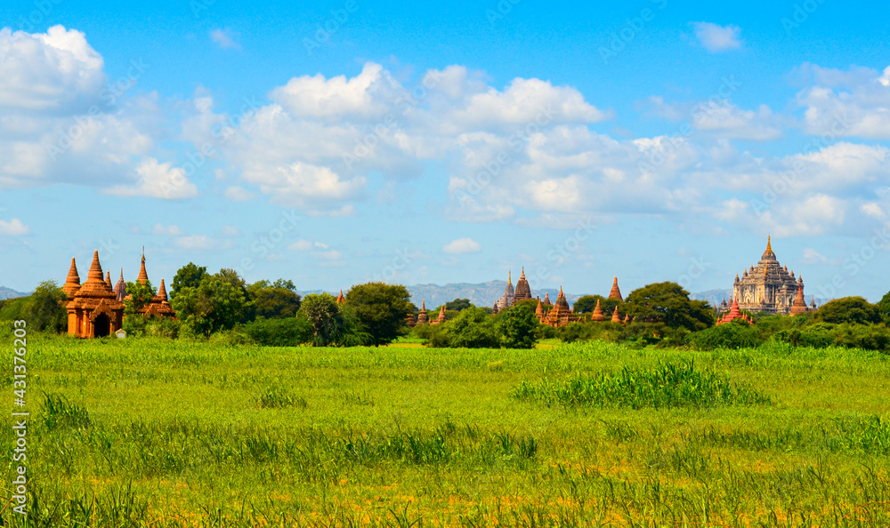 The plain of Temples of Bagan, Myanmar (Burma)