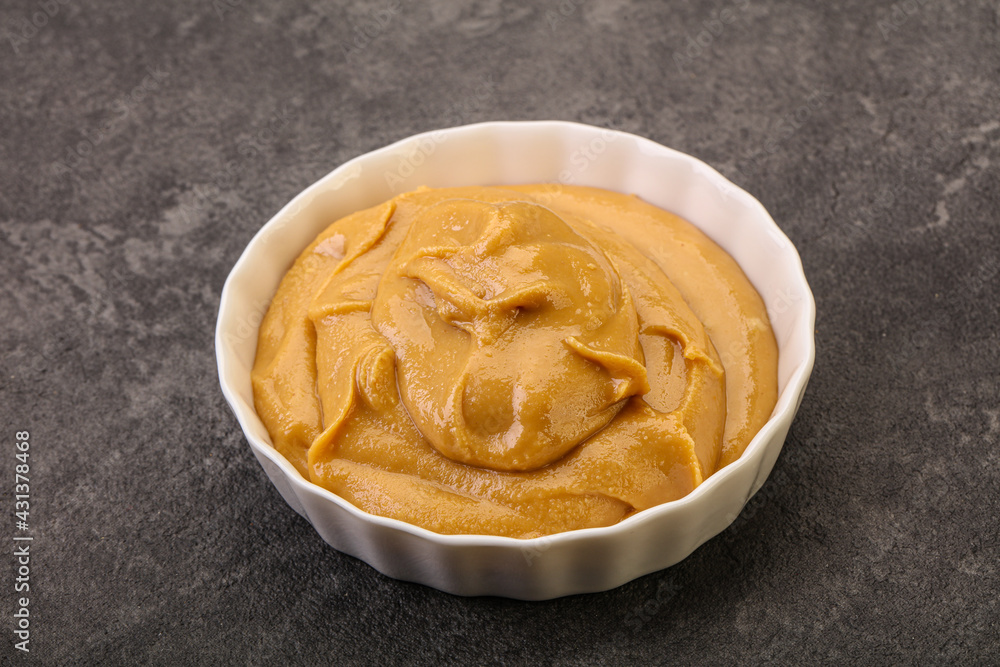 Peanut butter in the bowl Peanut butter in the bowl