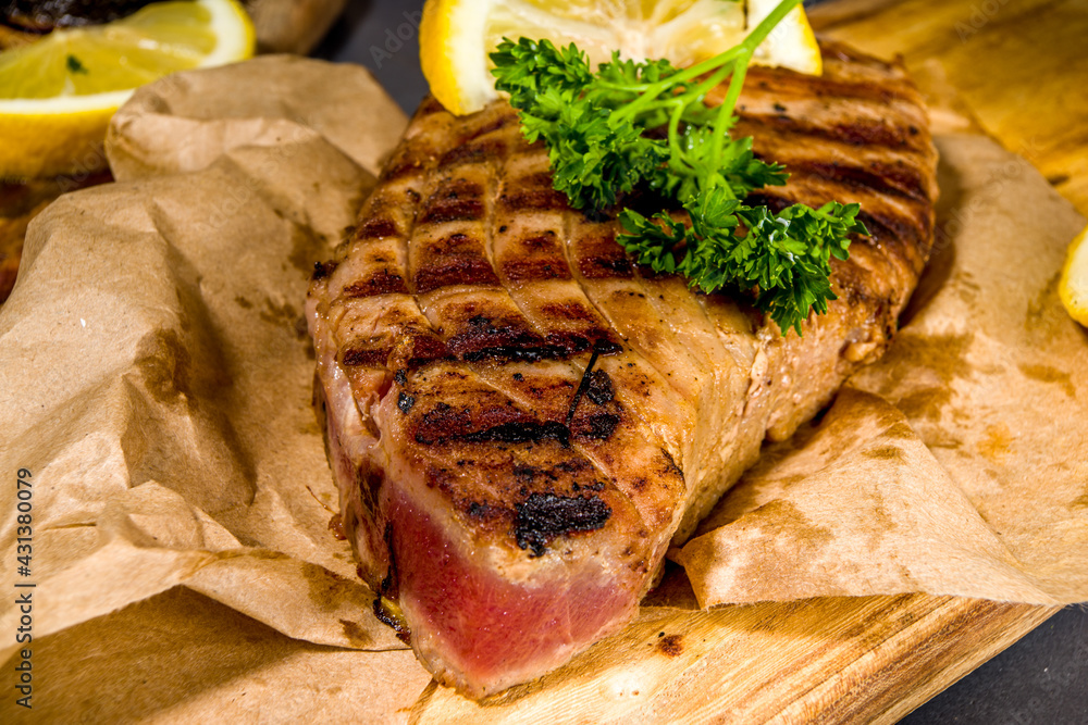 Grilled tuna meat Grilled tuna meat