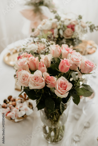 wedding bouquet of roses