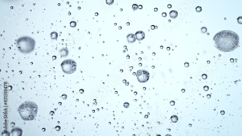 Wallpaper Mural Super Slow Motion Macro Shot of Rising Various Bubbles in Water at 1000 fps. Torontodigital.ca