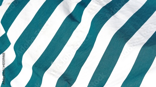 white and green striped fabric background