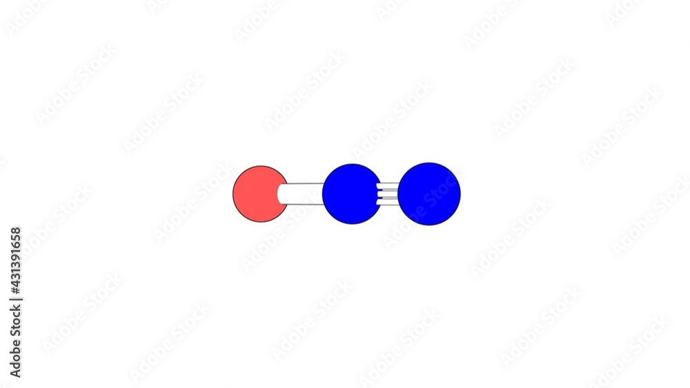 360º realistic 3D view of Nitrous Oxide as a seamless loop over a white opaque background with alpha mask. Also called dinitrogen oxide and dinitrogen monoxide. 360º realistic 3D view of Nitrous Oxide as a seamless loop over a white opaque background with alpha mask. Also called dinitrogen oxide and dinitrogen monoxide.