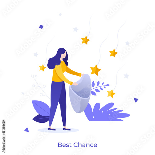 Abstract Character Concept. Vector