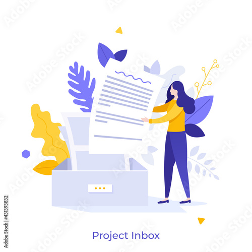 Abstract Character Concept. Vector