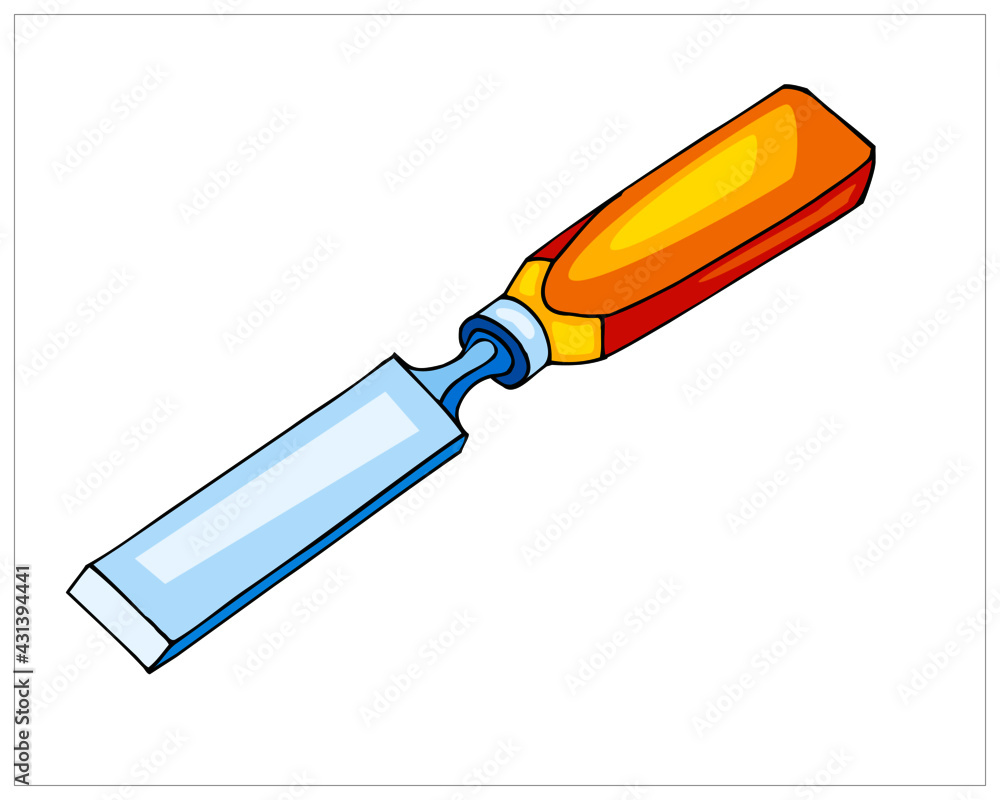 Chisel sculpture illustration character vector clip-art element Chisel sculpture illustration character vector clip-art element