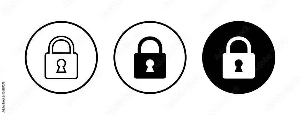 Lock icons set. Encryption icon. Security symbol. Secure. Private Lock icons set. Encryption icon. Security symbol. Secure. Private