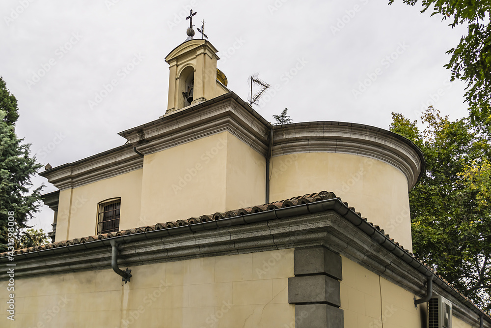 Neoclassical chapel Ermita de San Antonio de la Florida built from 1792 to 1798 on the orders of King Carlos IV. Madrid, Spain. Neoclassical chapel Ermita de San Antonio de la Florida built from 1792 to 1798 on the orders of King Carlos IV. Madrid, Spain.