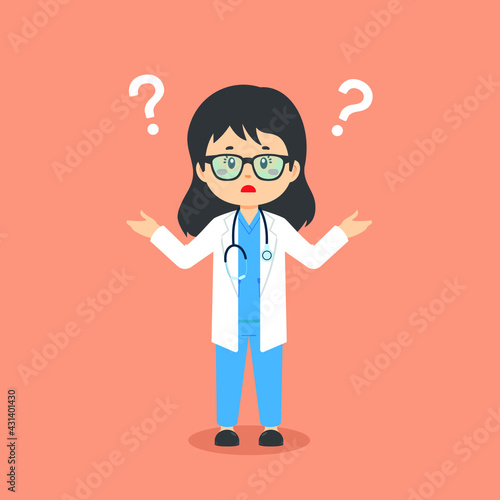 Doctor Confused with Question Mark