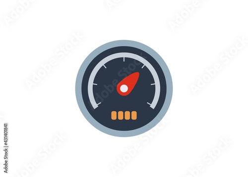 Indicator. Simple flat illustration.