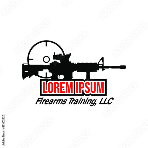 Illustration Vector graphic of tactic weapon logo