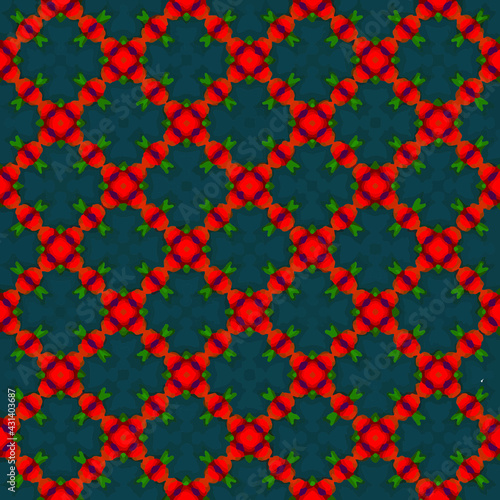  Christmas seamless vector pattern. Great for wrapping paper and wallpaper. Abstract 