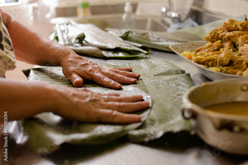 Fotografía Typical Colombian tamale