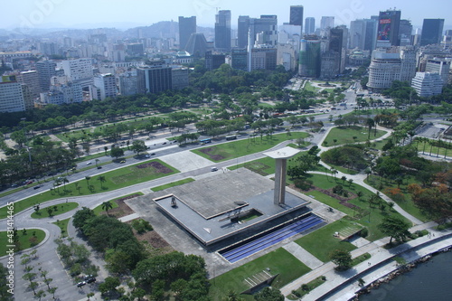 aerial view of Monumento dos Pracinhas Rio de Janeiro