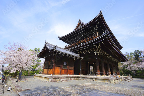 The Sanmon Gate at Chion-in Temple, Kyoto Pref., Japan	
 photo