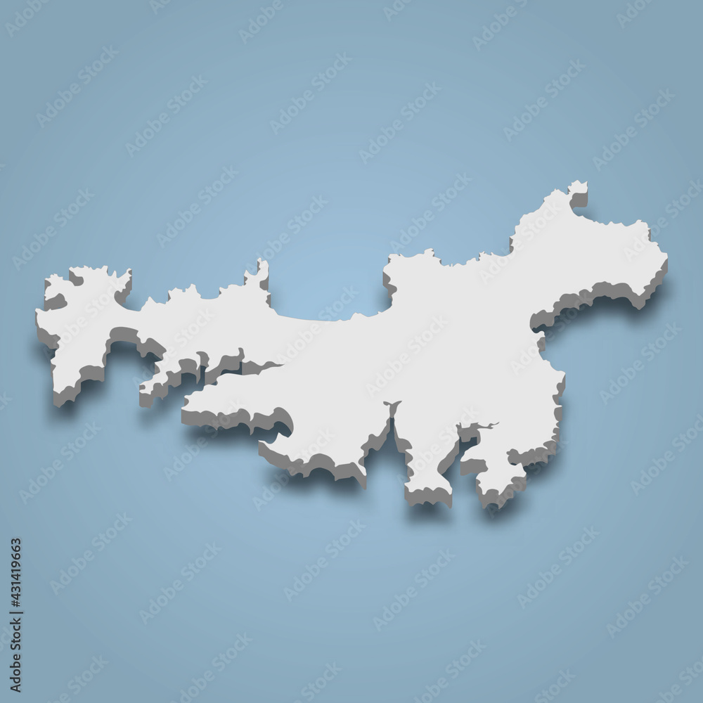 3d isometric map of Waiheke is an island in New Zealand 3d isometric map of Waiheke is an island in New Zealand