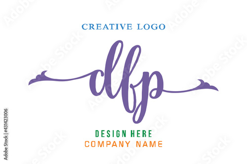 DFP lettering logo is simple, easy to understand and authoritative