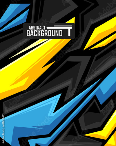 Abstract backgrounds for sports and games. Abstract racing backgrounds for t-shirts, race car livery, car vinyl stickers, etc.Vector background.