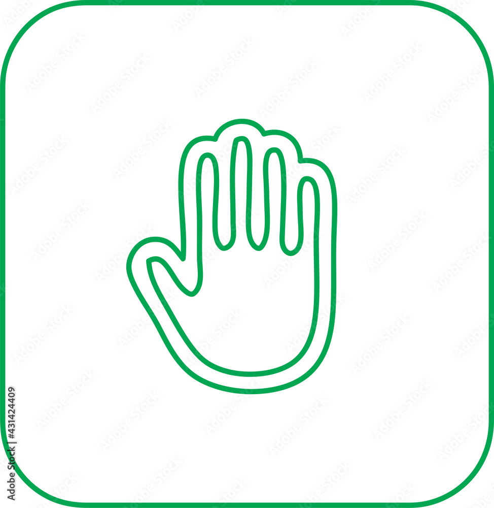 hand icon vector sign design hand icon vector sign design
