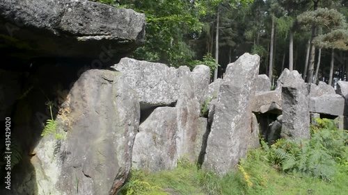 Druids Temple in Ilton, North Yorkshire, United Kingdom.
A stone circle in the heart of north yorkshire, popular with tourists and still used as a meeting point for modern day druids. photo