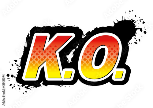 戦い　争い　勝負　KO　