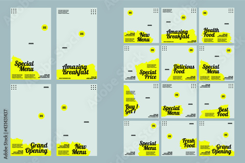 social media template posts for your business