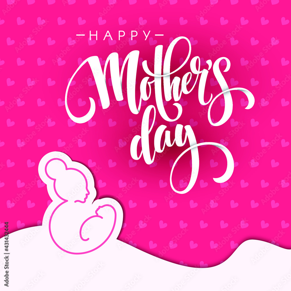 Happy mother's day vector Happy mother's day vector