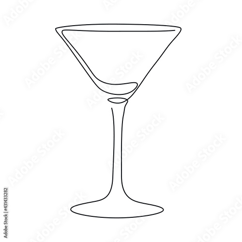 glass of martini
