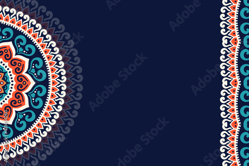 Vector ornamental background with mandala