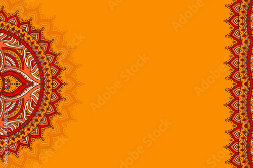 Vector ornamental background with mandala