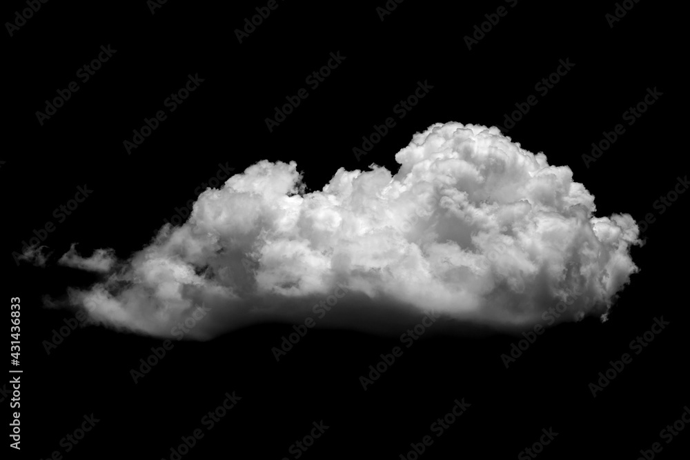 Collections of separate white clouds on a black background have real clouds. White cloud isolated on a black background realistic cloud. Collections of separate white clouds on a black background have real clouds. White cloud isolated on a black background realistic cloud.