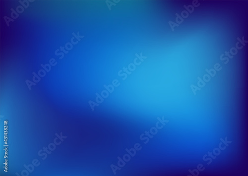 Unusual dark blue gradient. Night sky, space, northern lights. Vector creative background