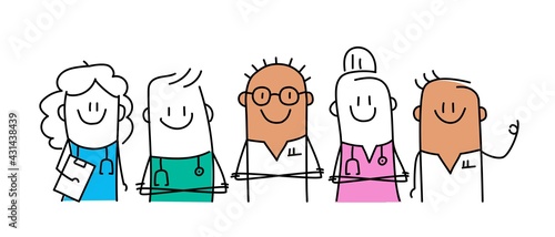 Healthcare professional workers.