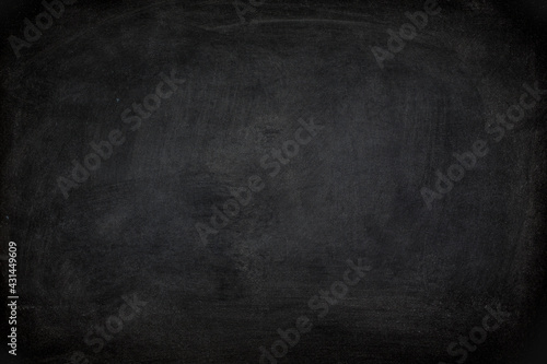 Abstract Chalk rubbed out on blackboard or chalkboard texture. clean school board for background or copy space for add text message. Backdrop of Education concepts. © pattanawit