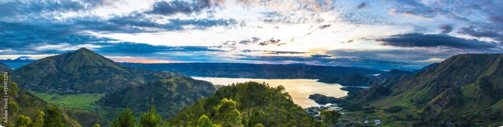 Morning at Toba Lake Sumatera Morning at Toba Lake Sumatera
