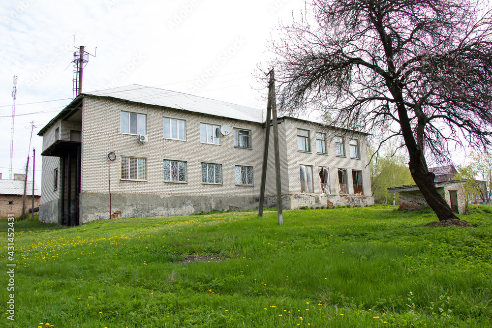 Modern brick buildings of the Soviet Union in the Kirovograd region Modern brick buildings of the Soviet Union in the Kirovograd region