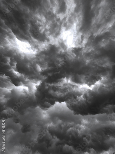 thunderstorm dark clouds sky background