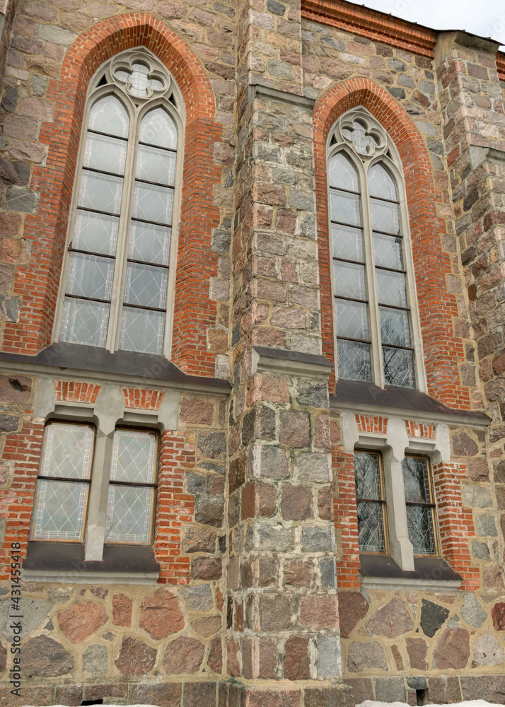 fragments from church windows, Cesvaine Evangelical Lutheran Church