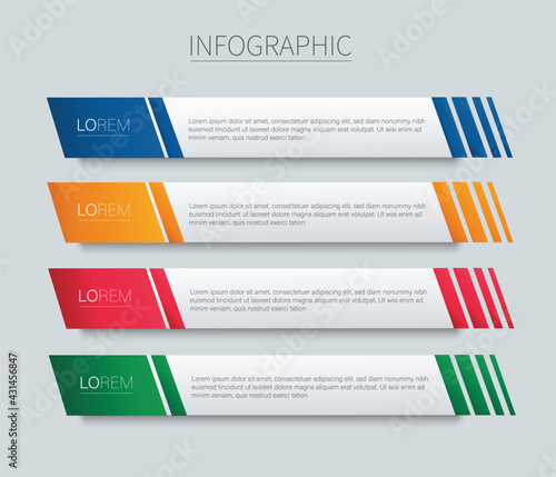 set of modern square isolated color frame template background vector illustration EPS10