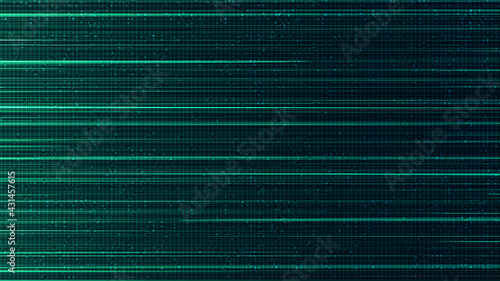 Speed Green Wave on Technology Background,comic and Motion concept design,vector.