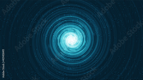 Circle Wave Background
