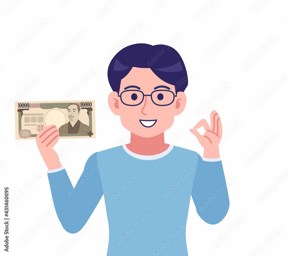 Male of glasses wearing water colored clothes Male of glasses wearing water colored clothes