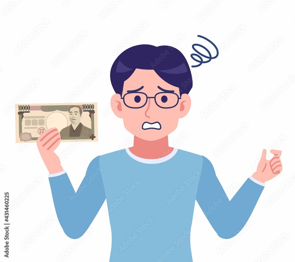 Male of glasses wearing water colored clothes Male of glasses wearing water colored clothes